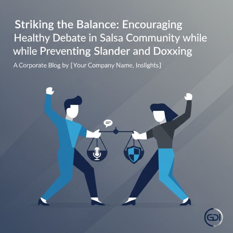 Striking the Balance: Encouraging Healthy Debate in Salsa Community while Preventing Slander and Doxxing