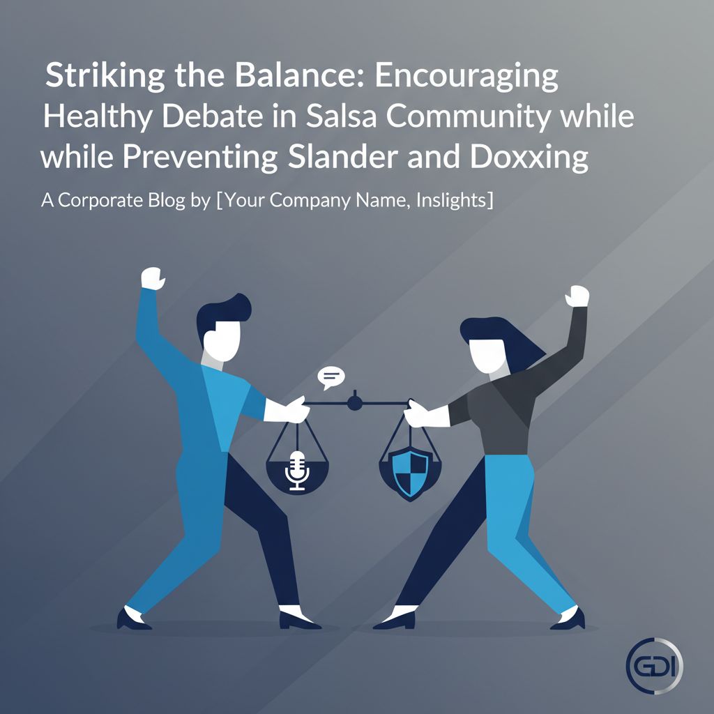 Header image for: Striking the Balance: Encouraging Healthy Debate in Salsa Community while Preventing Slander and Doxxing
